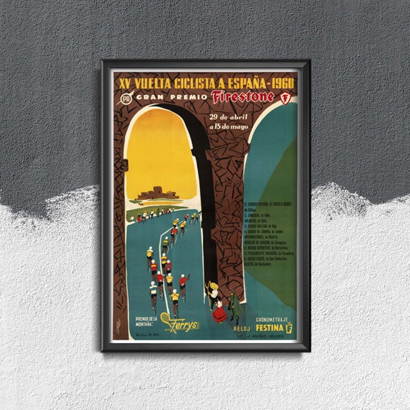 Poster an der Wand Vuelta a Espana Cicilista
