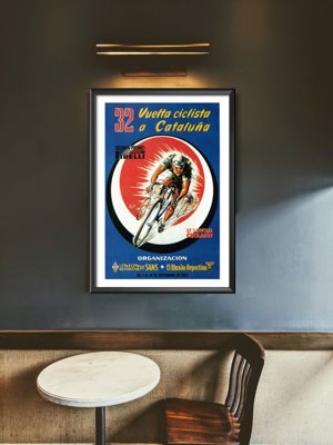 Weinleseplakat Vuelta Ciclista