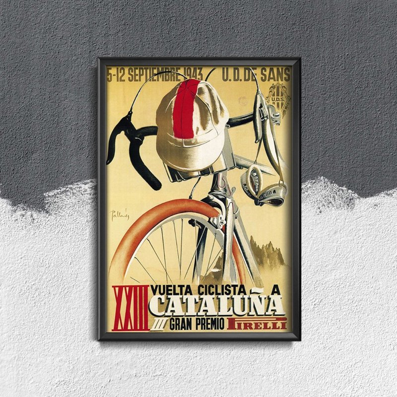 Plakat-Weinlese Radfahren Poster Cleveland