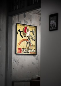Plakat-Weinlese Radfahren Poster Cleveland