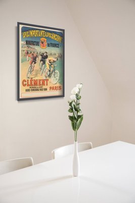 Poster Retro-Wohnzimmer Championnat du Monde de Cyclo Cross Pedestre