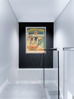 Poster Retro-Wohnzimmer Championnat du Monde de Cyclo Cross Pedestre