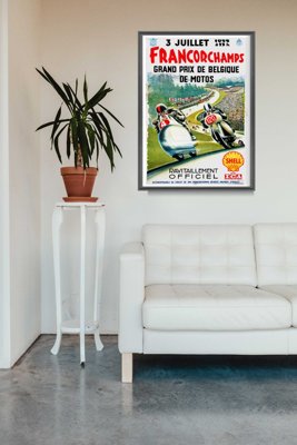 Plakat für den Frieden Francorchamps Grand Prix de Belgique