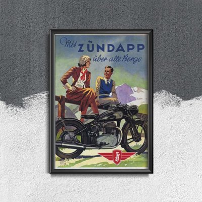 Plakat-Weinlese Zündapp