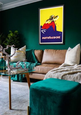 Poster im Retro-Stil Motosacoche
