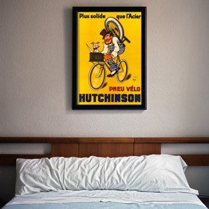 Poster an der Wand Velo Vintage-Pneu Hutchinson von Mir