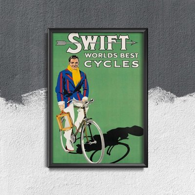 Retro-Poster schnelle Motorräder