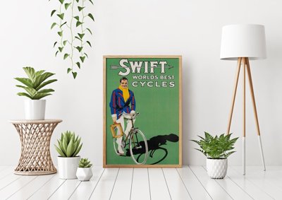 Retro-Poster schnelle Motorräder
