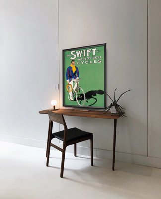 Retro-Poster schnelle Motorräder