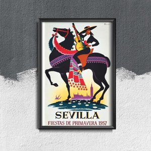Plakat für den Frieden Sevilla Fiesta de Primavera