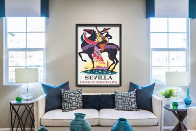 Plakat für den Frieden Sevilla Fiesta de Primavera