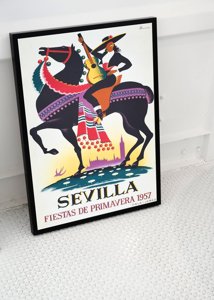 Plakat für den Frieden Sevilla Fiesta de Primavera