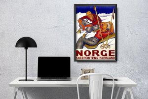 Retro-Poster Vintage Norway