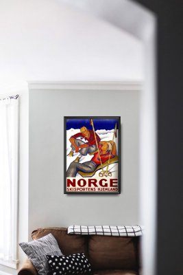 Retro-Poster Vintage Norway