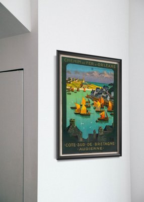 Plakat-Weinlese Bretagne Frankreich