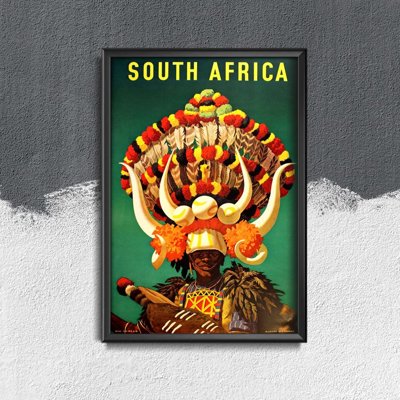 Retro-Poster Poster Südafrika