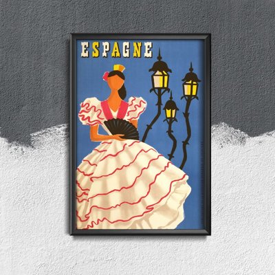 Retro-Poster Spanien