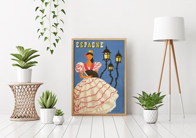 Retro-Poster Spanien