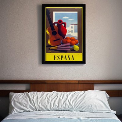Poster im Retro-Stil Vintage Spain Madrid