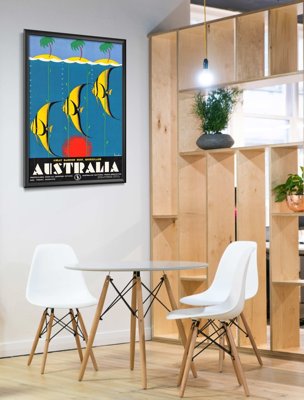 Poster an der Wand Australien