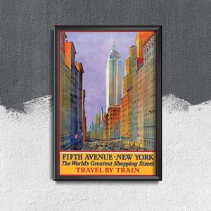 Plakat für den Frieden New York Fifth Avenue