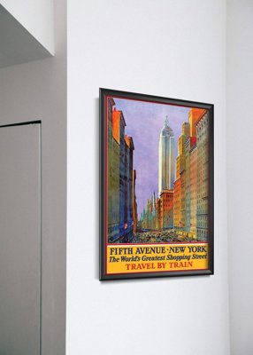 Plakat für den Frieden New York Fifth Avenue