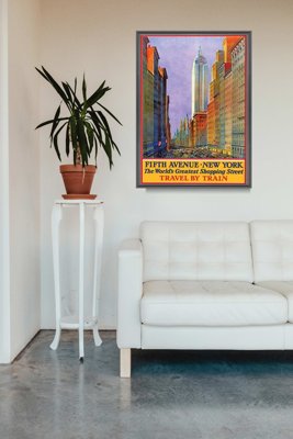 Plakat für den Frieden New York Fifth Avenue