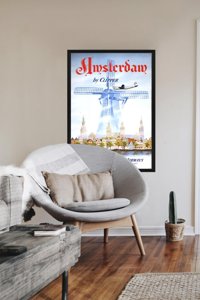 Poster im Retro-Stil Niederlande
