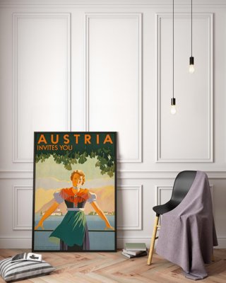 Poster an der Wand Österreich