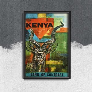 Plakat für den Frieden Kenia Afrika