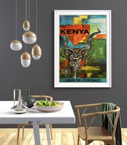 Plakat für den Frieden Kenia Afrika