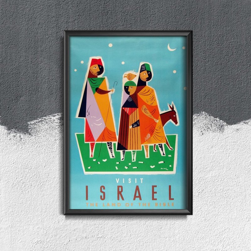 Retro-Poster Israel