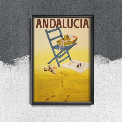 Plakat-Weinlese Spanien Andalusien