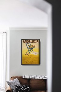 Plakat-Weinlese Spanien Andalusien