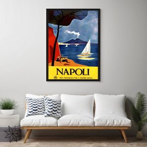 Poster an der Wand Italien Neapel