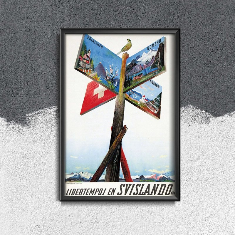 Poster im Retro-Stil Svislando