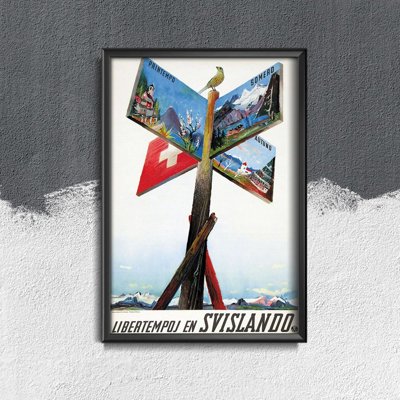 Poster im Retro-Stil Svislando