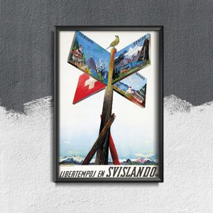 Poster im Retro-Stil Svislando