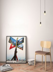 Poster im Retro-Stil Svislando
