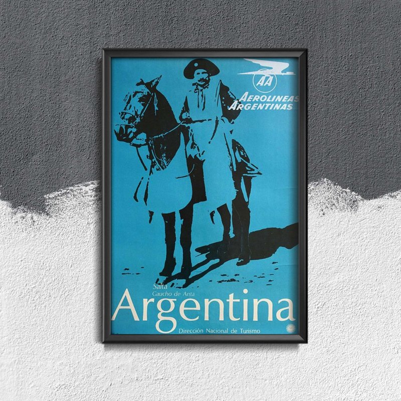Retro-Poster Argentinien
