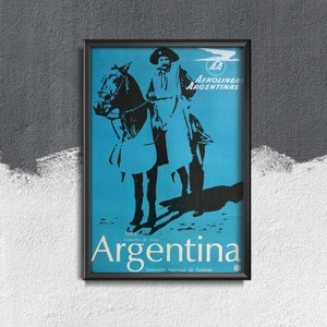 Retro-Poster Argentinien