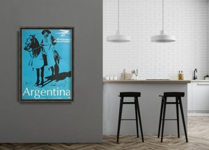 Retro-Poster Argentinien