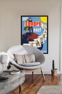 Weinleseplakat Europa