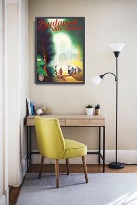 Poster im Retro-Stil Budapest, Ungarn