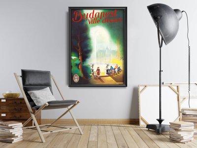 Poster im Retro-Stil Budapest, Ungarn