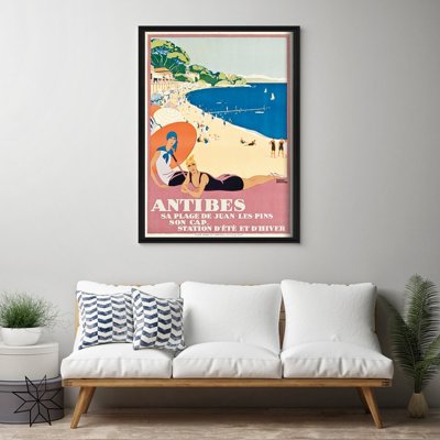 Poster an der Wand Südfrankreich