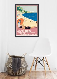 Poster an der Wand Südfrankreich