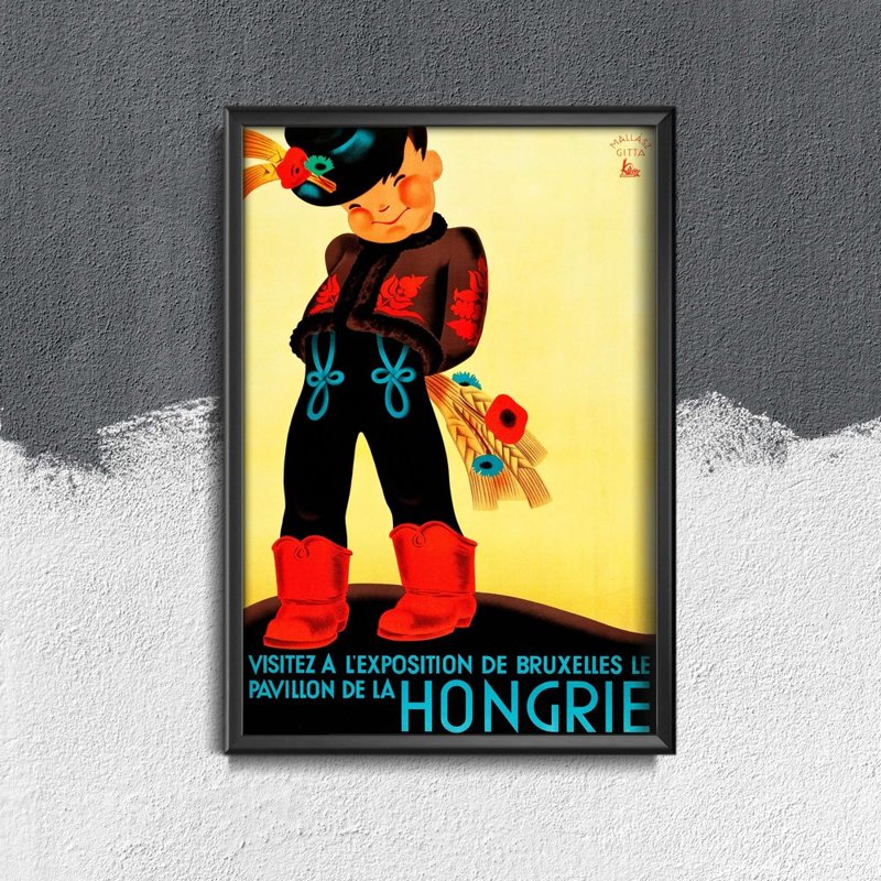 Plakat-Weinlese Ausstellung Ungarn