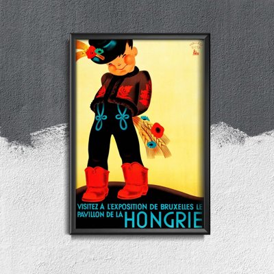 Plakat-Weinlese Ausstellung Ungarn