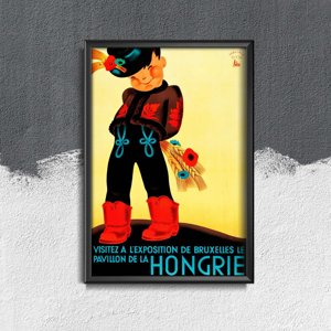 Plakat-Weinlese Ausstellung Ungarn